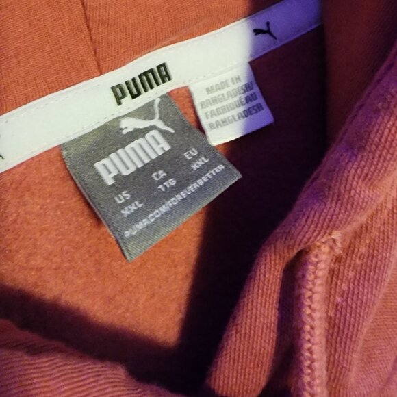 *NWOT* Women's cropped XXL Puma Mauve pullover hoodie sweatshirt - Picture 4 of 16